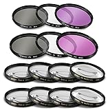 55mm and 58mm 14 Piece Filter Set Includes 3 PC