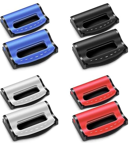 thumbnail image 2 of Car Seat Belt Clip, SeatBelt Adjuster, Universal Shoulder Neck Strap Positioner Lock Clips For Adults Kids Pregnant Women 4 Pack 2 of 14