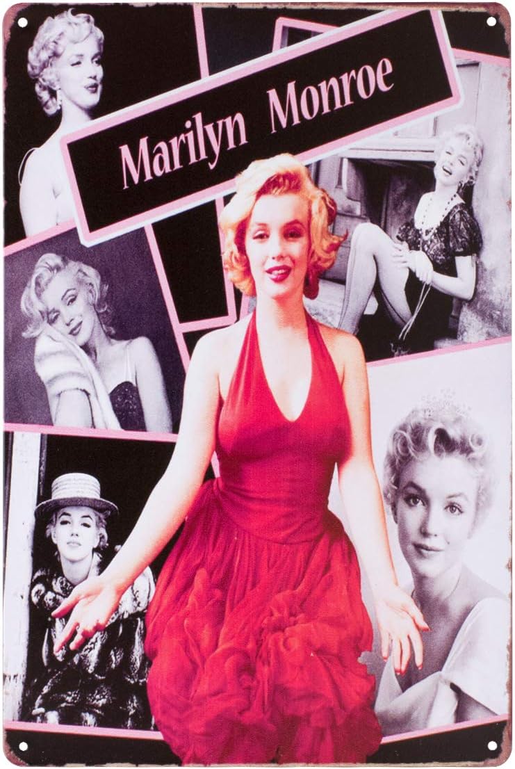 Amazon Co Jp ファン Fun ブリキ看板 マリリンモンローad ポスター インテリア アートパネル ホーム キッチン