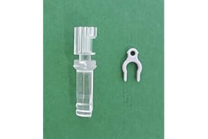 Blind Parts Vertical Blind Track Carrier Stem/Hook w/C Clips - No Carrier (10)