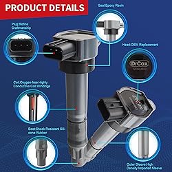 DrCax OEM Ignition Coil UF532 MR994642 Compatible