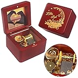 Sinzyo Natural Wooden Music Box with Customizable