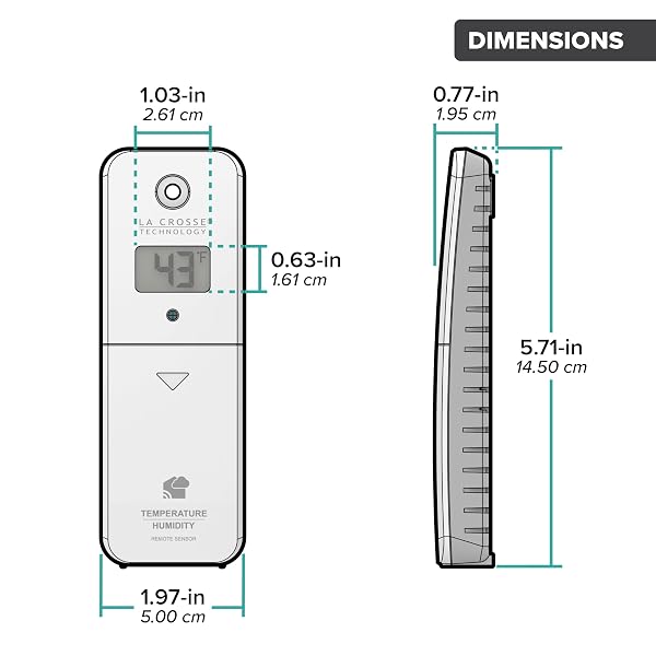 TEMP TRACKER WI-FI ALERT SYSTEM WITH THE BRIDGE GATEWAY AND AN INDOOR OUTDOOR TEMPERATURE AND HUMIDITY SENSOR