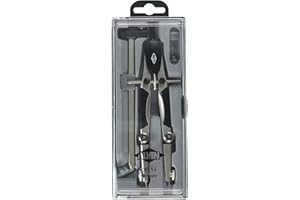 ALVIN 302VJ Speed-Bow Introductory Compass Beam Bar Set, Geometry and Engineering Kit, Drawing and Architecture Tools - 6.5 Inch