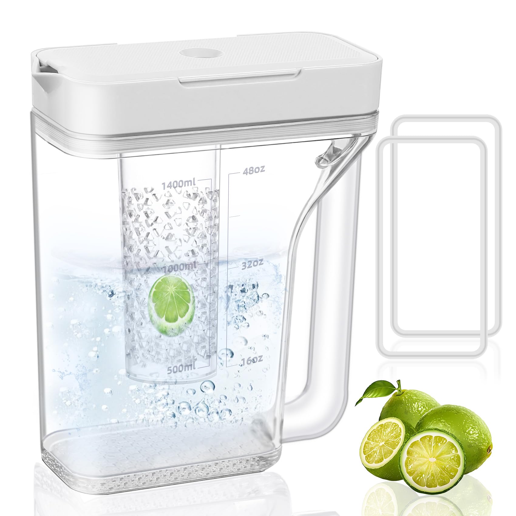 Photo 1 of DA97-17395A RF23M8070SR for Samsung Water Pitcher for Fridge Door Replacement for Samsung Fridge Water Pitcher No Leak, Compatible with Samsung Water Reservoir RF23M8090SR, RF23M8590SG