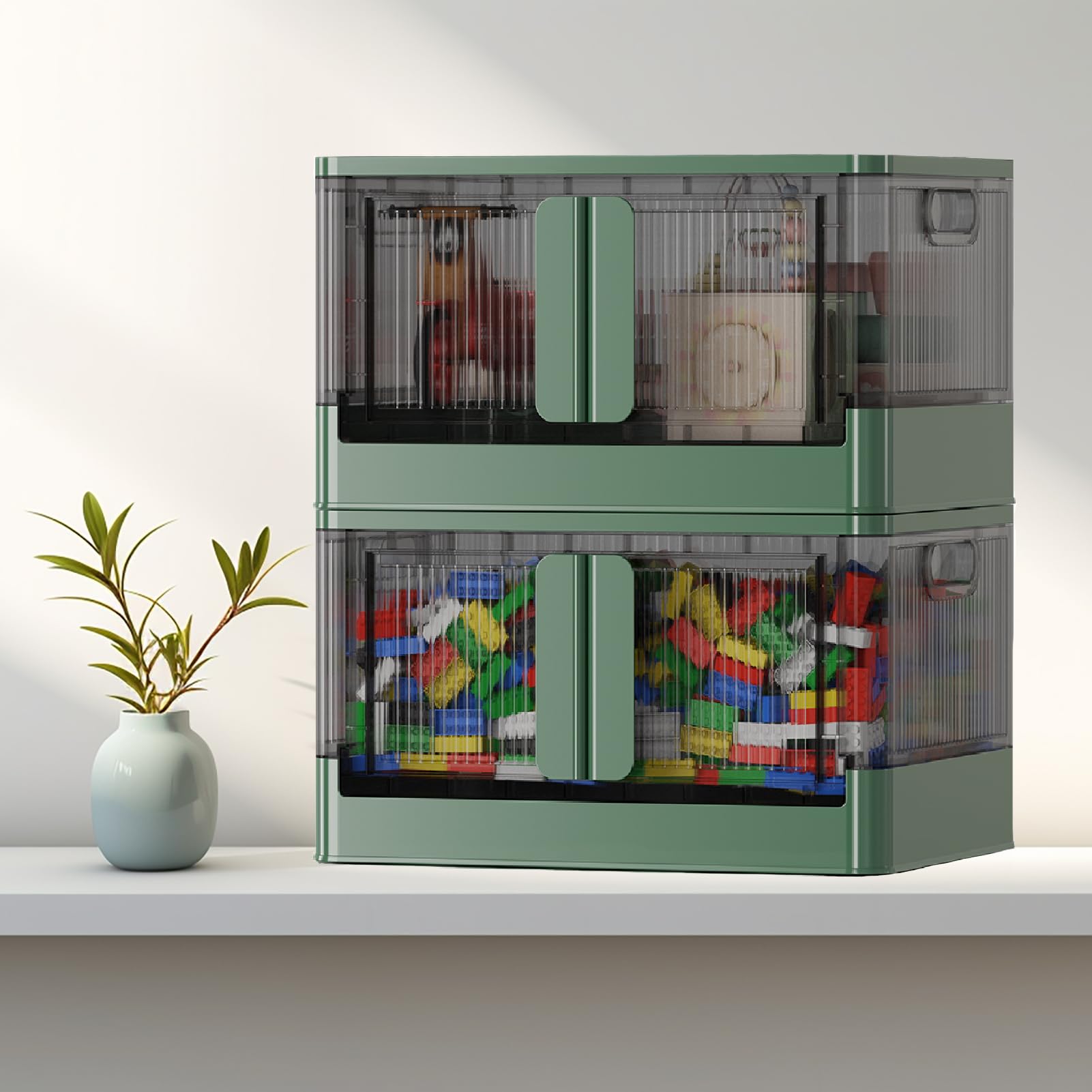 Sineda Storage Bins with Lids - 8.4 Gallon