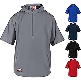 Rawlings Mens Rawlings | Colorsync Short Sleeve Hooded Cage Jacket | Adult Sizes | Multiple Colors