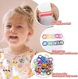 ZCOINS 200pcs Tiny 2mm Hair Bands Multicolor Elastic Ponytail Holders view 4