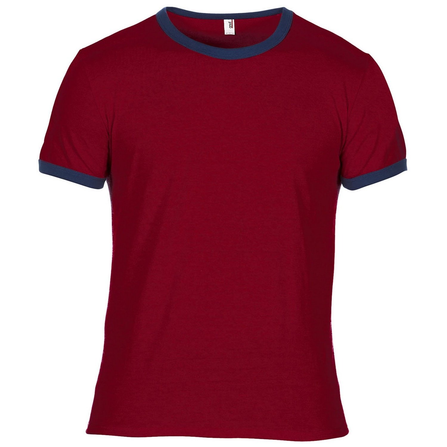 plain red tee