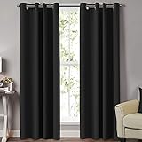 Turquoize Thermal Curtains 84 Inch Length Black