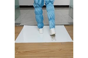 PISTAR 300 Sheets Adhesive Sticky Mat Tacky Pads 24" x 36" Tacky Walk Off Matts Cleanroom Floor Mats Remove Dirt Replacement 