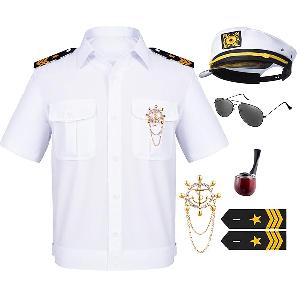 Sailor Costume Women's Boat Captain Costume Navy Sailor Outfit
