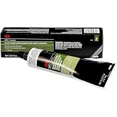 3M 08008 Black Super Weatherstrip Adhesive Tube - 5 oz. - Case of 6
