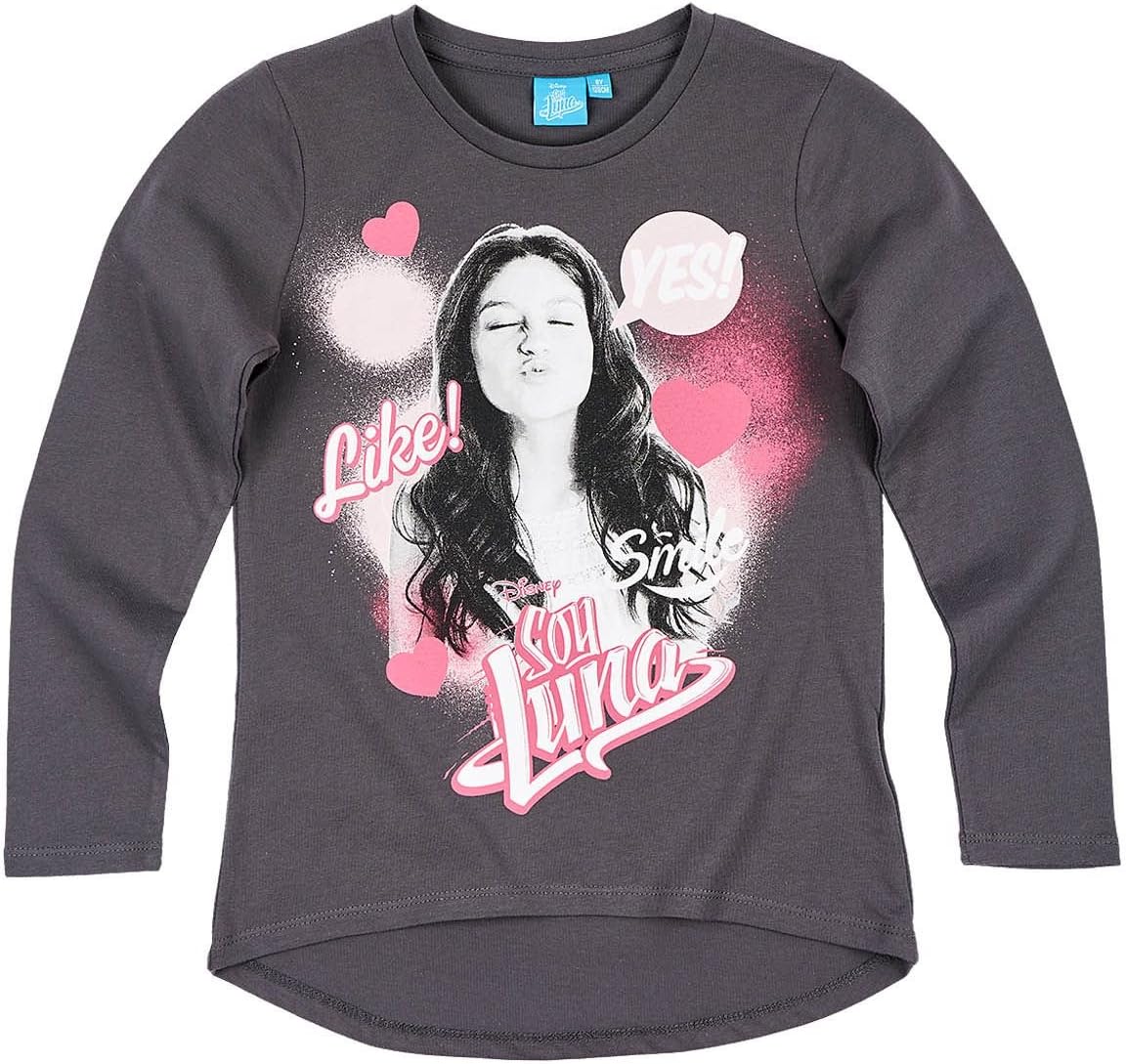 Disney Soy Luna Girls Long Sleeve T-Shirt - Grey