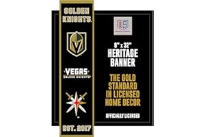 NHL 47052 Vegas Golden Knights Heritage Banner, One Size, White