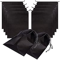 Set of 10 Jumbo Shoe Bags for Travel Non-Woven with Rope for Men and Women Large Shoes Pouch Storage Packing Organizers