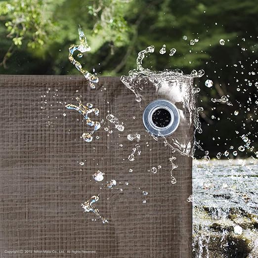 Amazon 日本製 ブルーシート ニュアンスカラー レジャーシート 1 8m X 1 8m ダークブラウン タープ ブルーシート 産業 研究開発用品 通販