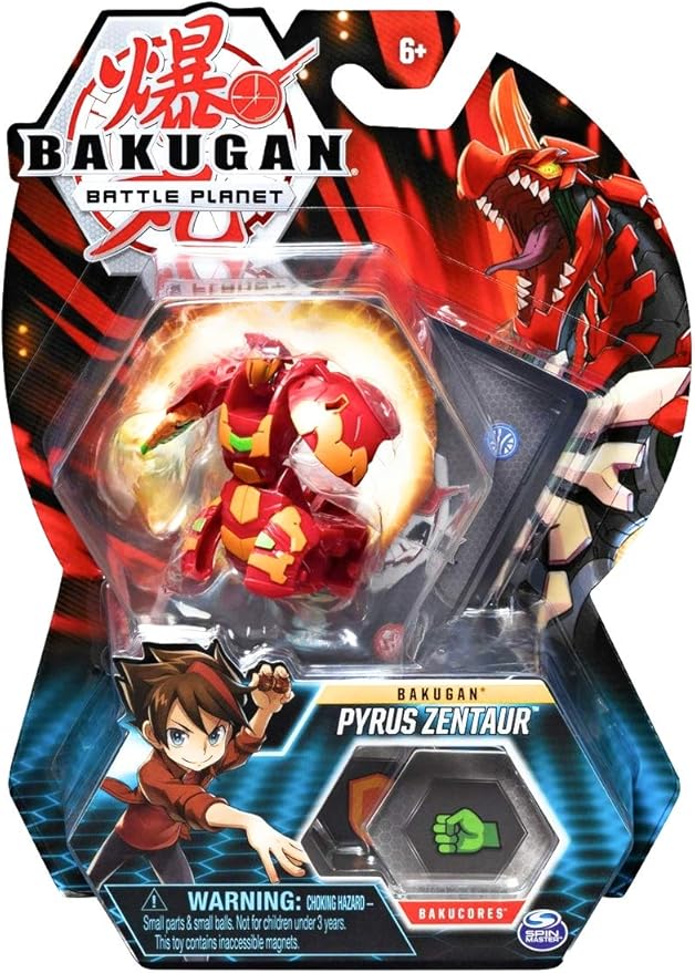 Amazon.com: Bakugan, Pyrus Zentaur, 2 