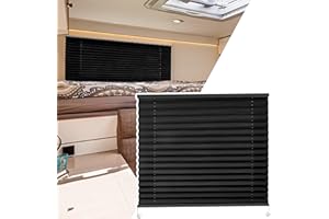 RVSURVE RV Blinds for Camper Window 26" W x 24" L, RV Window Shades, Camper RV Pleated Shades, RV Privacy Blinds for Motor Coach RV Camper Travel Trailer Motorhome Solar Shade