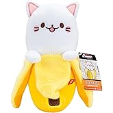 Total Anime Bananya - 8-Inch Super Soft Plush with Authentic Details from Bananya
