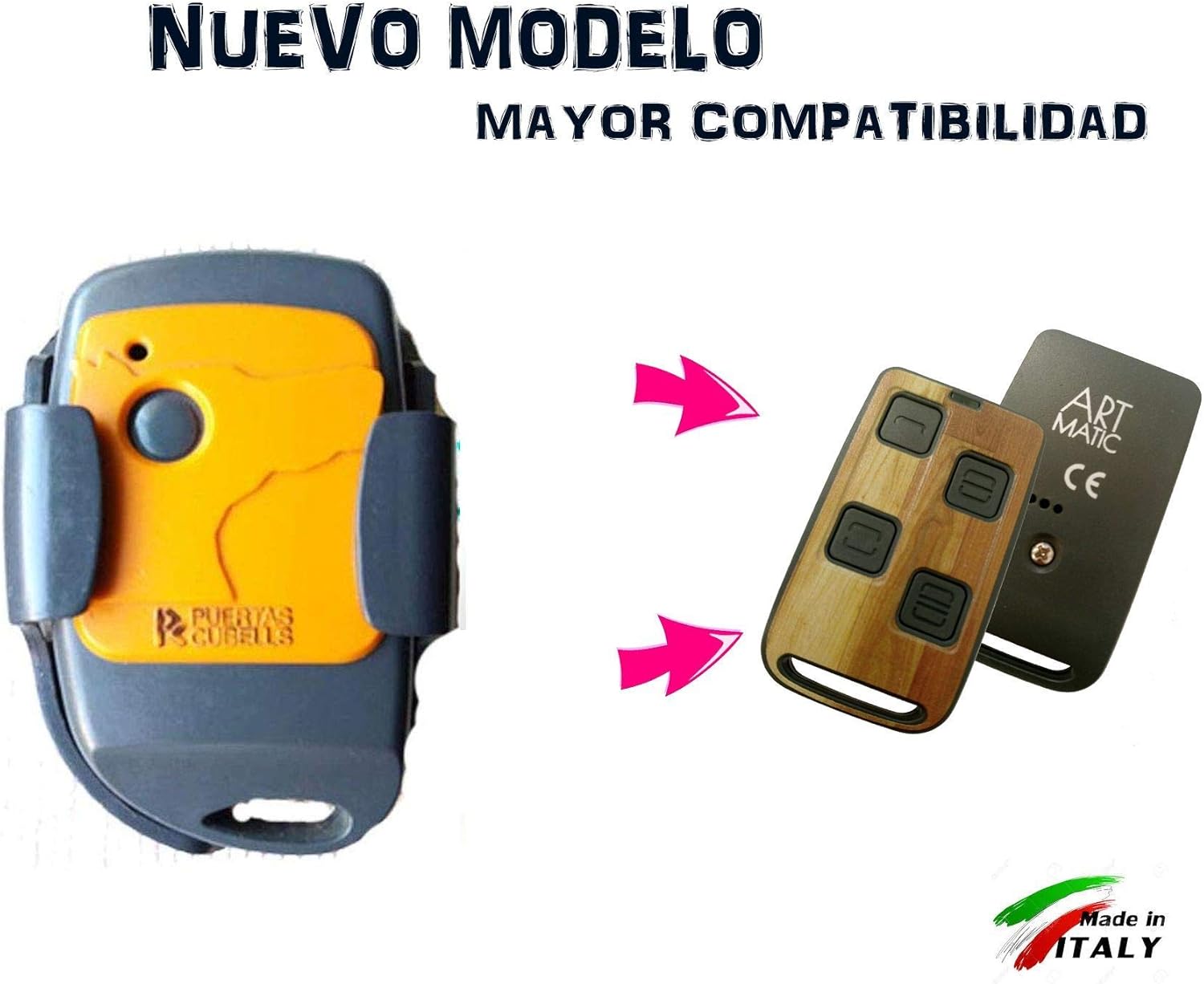 Télécommande Universelle 868 MHz – Compatible Hr Multi 3 Jcm Go Mini Emfa Map Elemat – Mercury Pnc