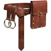 Belt Pouch Waist Bag Fanny Pack Medieval Vintage Leather Pouch Cellphone Holder