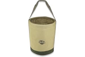 Graintex CB2411 Utility Tapered Canvas Bucket 12"X10"X15"