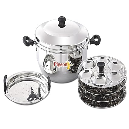 Pigeon Hot 24 Idly Pot with Steamer