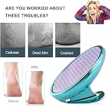HAYSLAND Glass Foot File Callus Remover Portable Handheld Feet Scrubber Dead view 2