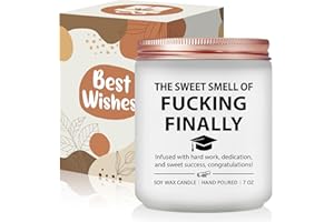Risnoae Graduation Gifts for Her 2026 - High School, University, College, Masters Degree, Phd, Nurse Graduation Candle Gifts 