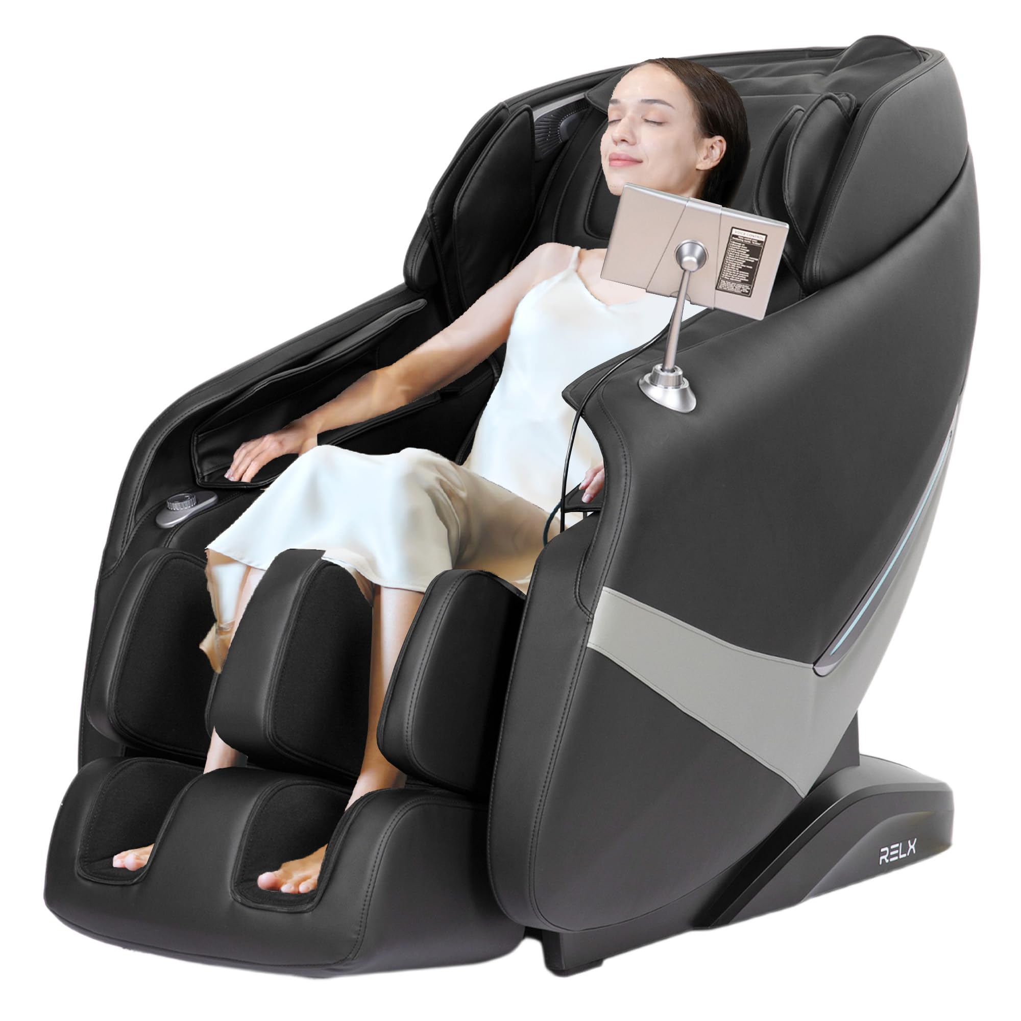 Photo 1 of ****FACTORY SEALED**** RELX 2026 Massage Chair Full Body, Zero Gravity Airbag Shiatsu Massage Chair with SL-Track, Heating, AI Control, Body Scan, 13 Modes, Foot Rollers, and Deep Yoga Stretch (Black)