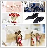 HONGCI 2 Rolls Navy Blue Satin Ribbon 25mm x 22m Gift Craft Wedding view 3