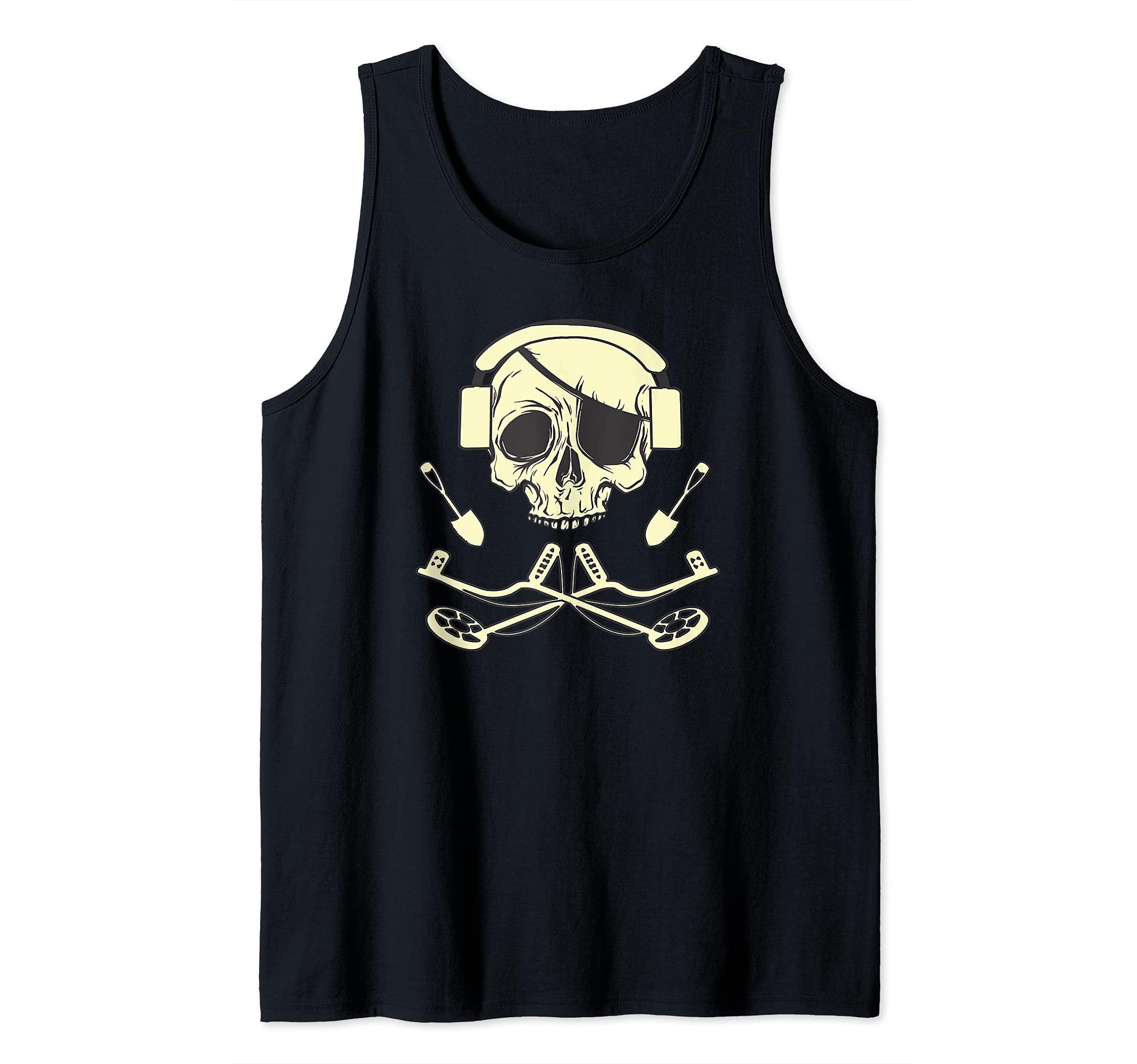 Detectorists detecting skull Detectoring Metaldetector Tank Top
