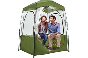 YOLENY Pop-Up Sports Tent, 1-4 Person All Weather Pod with 540° Clear View, Instant Bubble Tent & Waterproof Shelter for Watching Games, Fishing, Outdoor Events