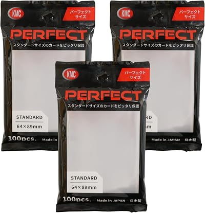 KMC 100 Pochettes Card Barrier Perfect Size Soft Sleeves 3 Packs 300
