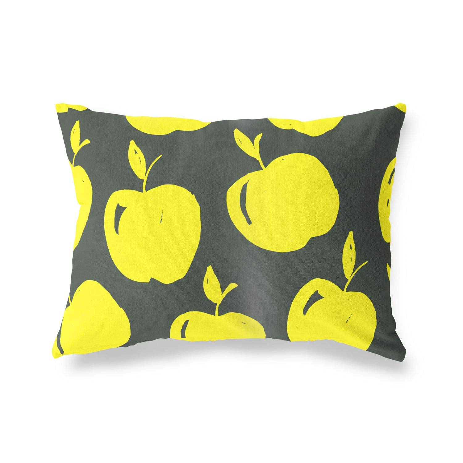 BonaMaison Decorative Cushion Cover, Neon Yellow-Fume Throw Pillow Covers, Home Decorative Pillowcases for Livingroom, Sofa, Bedroom, Size: 45X60 Cm - Designed and Manufactured in Turkey