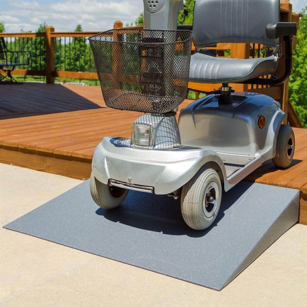 VersaRamp 3" High Lightweight Foam Threshold Ramp for Wheelchairs, Mobility Scooters, and Power Chairs by Silver Spring: Health & Personal Care