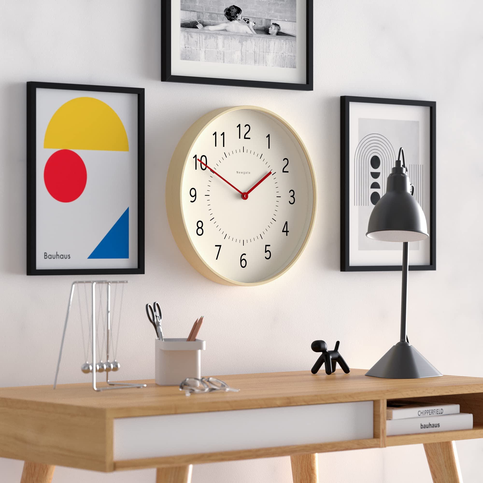 Mua Monopoly Wall Clock in Plywood Round Clock Kitchen Clock Clocks for Living Room