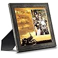 Crossroads Home Décor Patriotic Harley Accessories, Harley Wedding Gifts, It's Not The Destination Unique Motorcycle Wall Decor, 9760BW