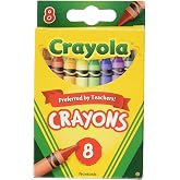 Crayola Crayons,8 Count (52-3008), Pack of 9