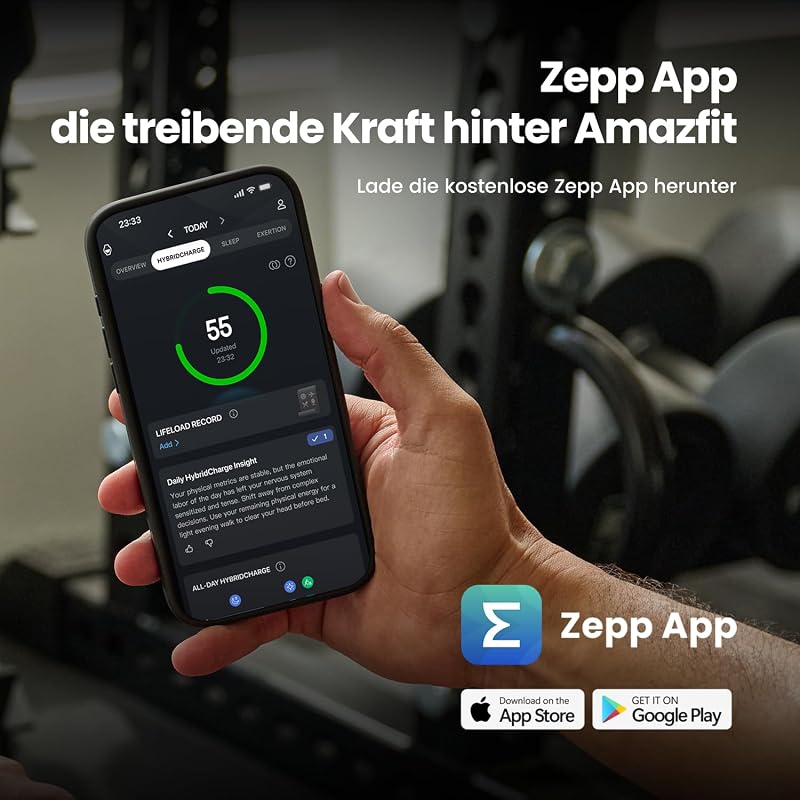 Balance 2 Smartwatch 47mm 1.5'' AMOLED Sapphire Glass, Offline-Karten, Dualband-GPS, 21 Tage Akkulaufzeit, 180+ Sportmodi, HYROX & Golfmodus, Herzfrequenz & Schlaftracking für Android & iPhone