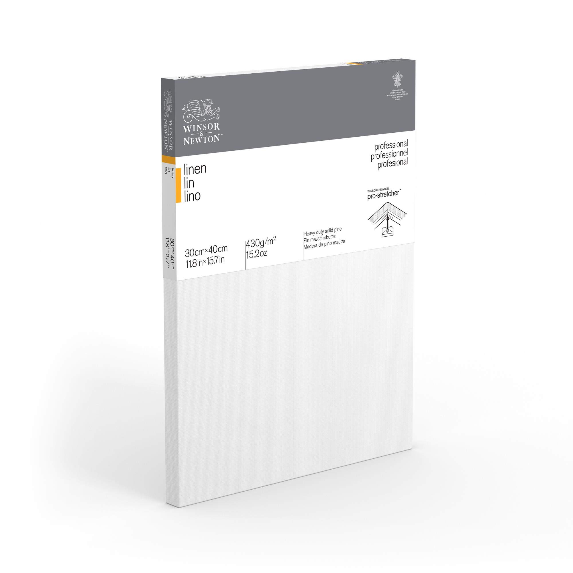 Winsor & Newton 6204001 Professional Canvas Stretcher Frame 465 g/m² Triple Primed Medium Grain Ideal for Oil Paints and Acrylic Paints 100 x 100 cm