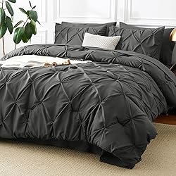 CozyLux Dark Grey Comforter for Queen Size Bed - 7