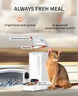 PETKIT Automatic Cat Feeder with Camera 1080P Night Vision 3L 2.4G WiFi view 8