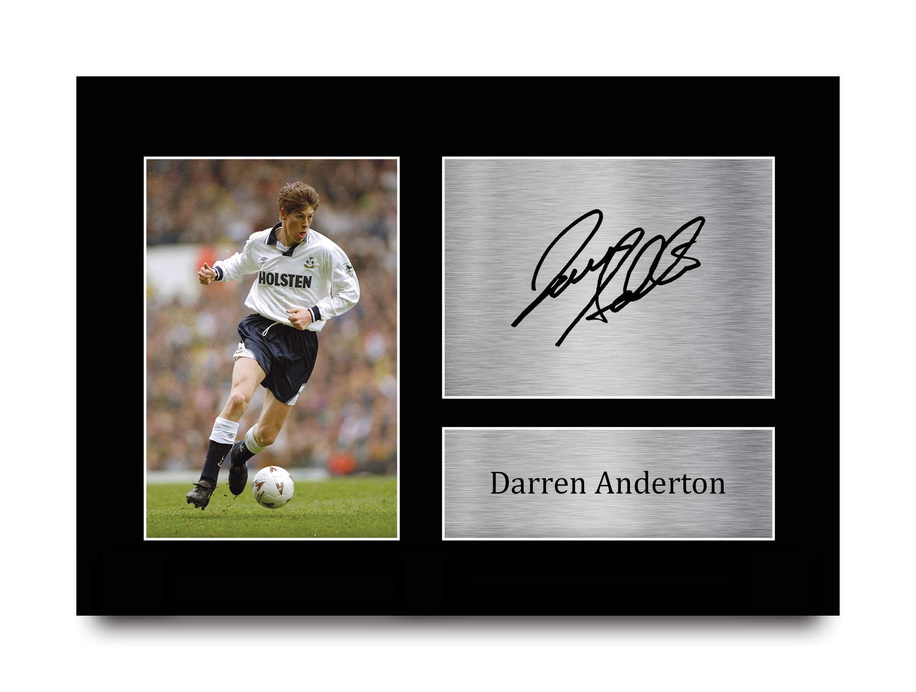 HWC Trading A4 Darren Anderton Tottenham Hotspurs Spurs Gifts Printed Signed Autograph Picture for Fans and Supporters - A4