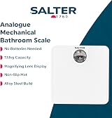 Salter Mechanical Bathroom Scale – Analogue 133kg Capacity, Magnified Dial view 2