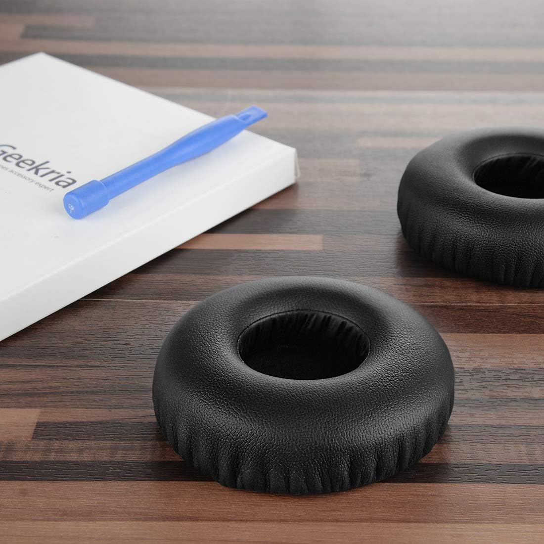 Geekria Replacement Ear Pads for Beats Solo Wireless (Solo Bluetooth) (810-00012-00) Headphones, Ear Cushions with Video Guide (Black) - Image 5