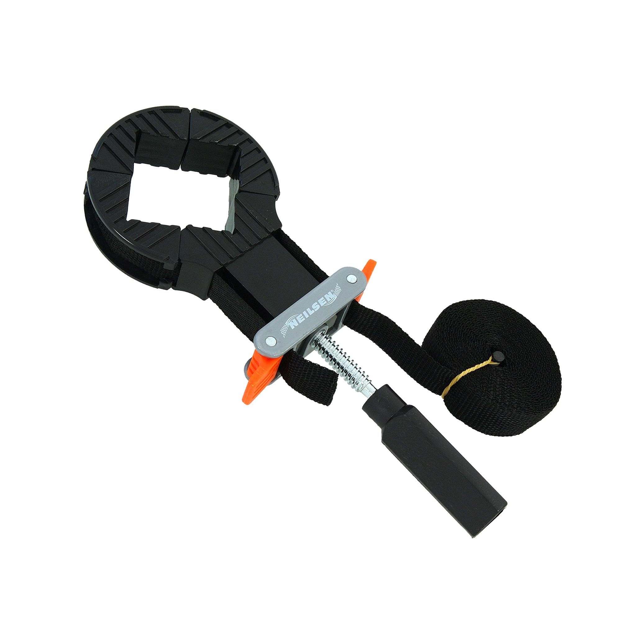 Neilsen CT5437 4M Band-Type Corner Clamp – Adjustable Strap Clamp with 25mm Nylon Webbing, Ideal for Picture Frames, Drawers, Chair Frames, and Irregular Objects