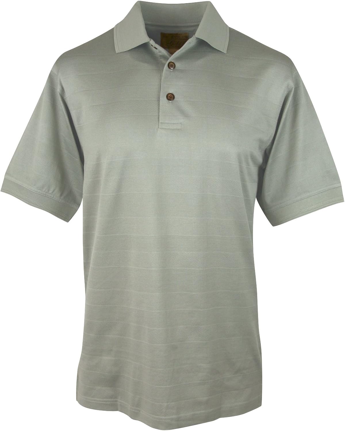 Tri-Mountain Double mercerized cotton jacquard broad stripe golf shirt at Amazon Menâs Clothing 