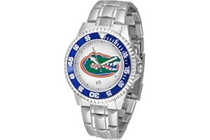 SunTime Men's Competitor 40mm Quartz Watch, 20mm Stainless Steel Strap, Gameday Dial